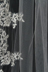 Long Lace Wedding Veil