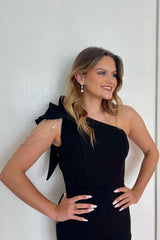 Black Homecoming Dress Fringed Tight Short Prom Dress with Ruffles