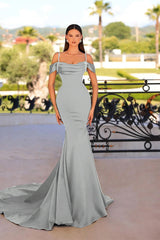 Black Mermaid Prom Dress Spaghetti Straps Beaded Formal Dress