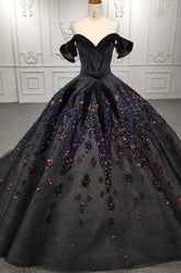 Black Quinceanera Dress Ball Gown Sweet 16 Dress