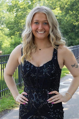 Black Tight Homecoming Dresses Short Corset Cocktail Dresses With Sequins