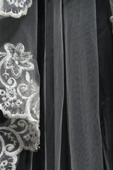 White Lace Wedding Veil