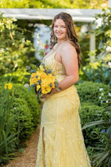 Column Tulle Spaghetti Straps Sleeveless Formal Dress With Slit