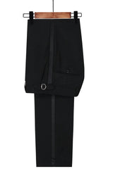 Fashion Purple Sequins Shawl Lapel 3 Piece Wedding Suit