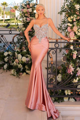 Green Prom Dress Mermaid Spaghetti Straps Lace Satin Formal Dress