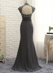 High Neck Long Sheath Column Gowns for the Mother of the Bride