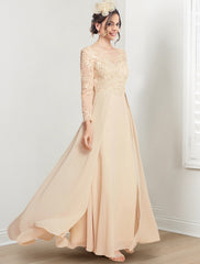 Jewel Neck Mother of the Bride A Line Dresses