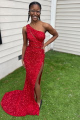 Lilac Prom Dress Sequined Cut Out Long Evening Dress