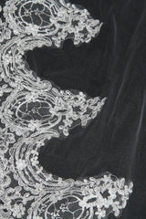 Long Lace Wedding Veil