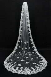 Long Lace Wedding Veil