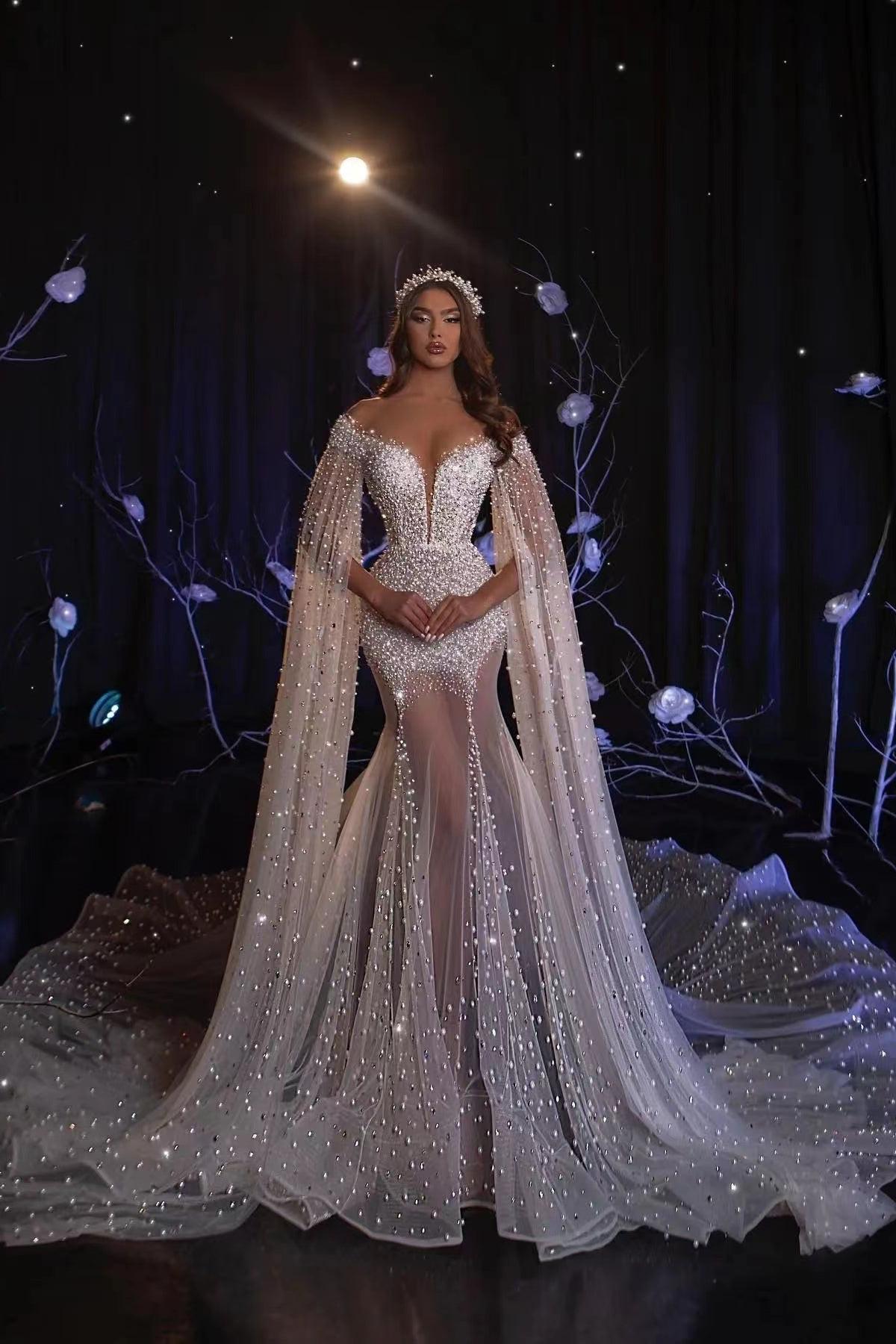 Mermaid Prom Dress Sequined Formal Dress