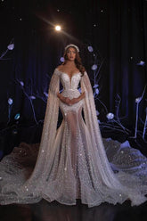 Mermaid Prom Dress Sequined Formal Dress