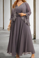 Mother of the Bride A Line Dresses Featuring Applique & Sequins