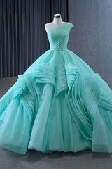 One Shoulder Quinceanera Dress Sweet 15 Tulle Ball Gown Sweet 16 Dress