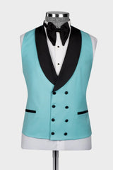 Pool Shawl Lapel 3 Piece Wedding Men Suit