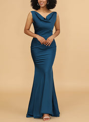 Satin Bridesmaid Dress With Bows