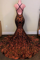 Sleeveless Halter Prom Dress Mermaid Appliques V Neck Evening Dress