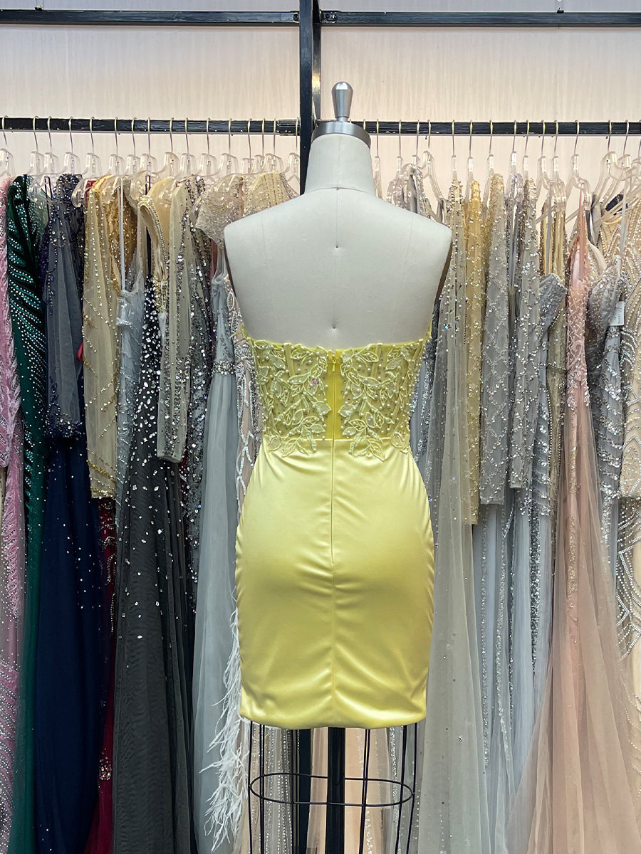 Sparkly Sequins Sweetheart Bodycon Homecoming Dress