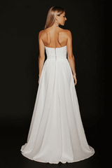 Strapless Wedding Dress With Train
