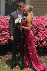 Stylish Grey Notched Lapel Men's 2-Piece Prom Party Suit