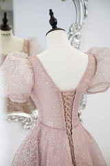 Tulle Prom Dress Sequin Long Evening Dress