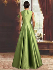 Unique V Neck Sleeveless A Line Mother Of The Bride Dresses with Ruffles