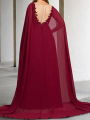 V Neck A Line Mother of the Bride Dresses Featuring Applique
