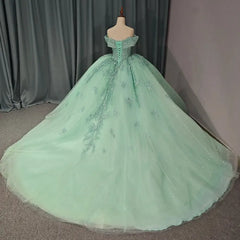 Wedding Dress Quinceanera Dress Ball Gown Lace Applique Beading Sweetheart Sweet 16 Party Dress