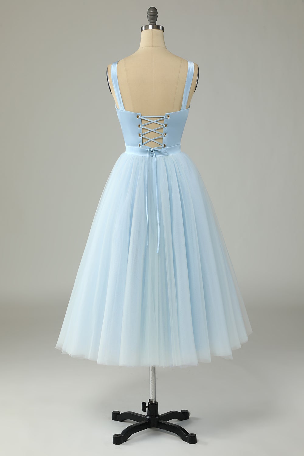 A Line Sweetheart Sky Blue Prom Party Dress