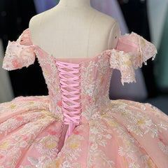 Pink 2025 Quinceanera Dress Sweet 15 Evening Dress Crystal Sleeveless Beading Ball Gown Dress