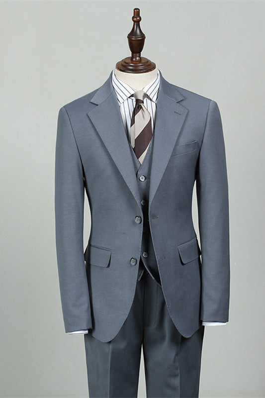 Angel Newest Blue Notched Lapel Best Fitted Men's Suit