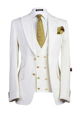 Ben White Three-Piece Peaked Lapel Prom Suit