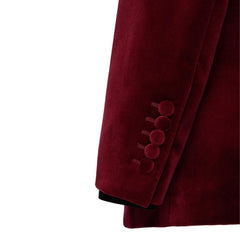 Armstrong Burgundy Two-Piece Shawl Lapel Wedding Suit - New Arrival