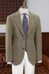 Brady Khaki Notched Lapel Prom Suit for Men