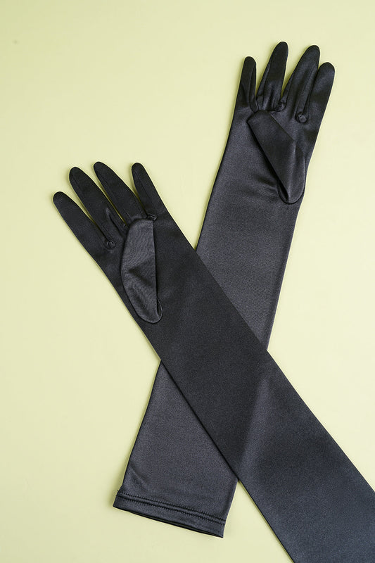 Black Party Gloves