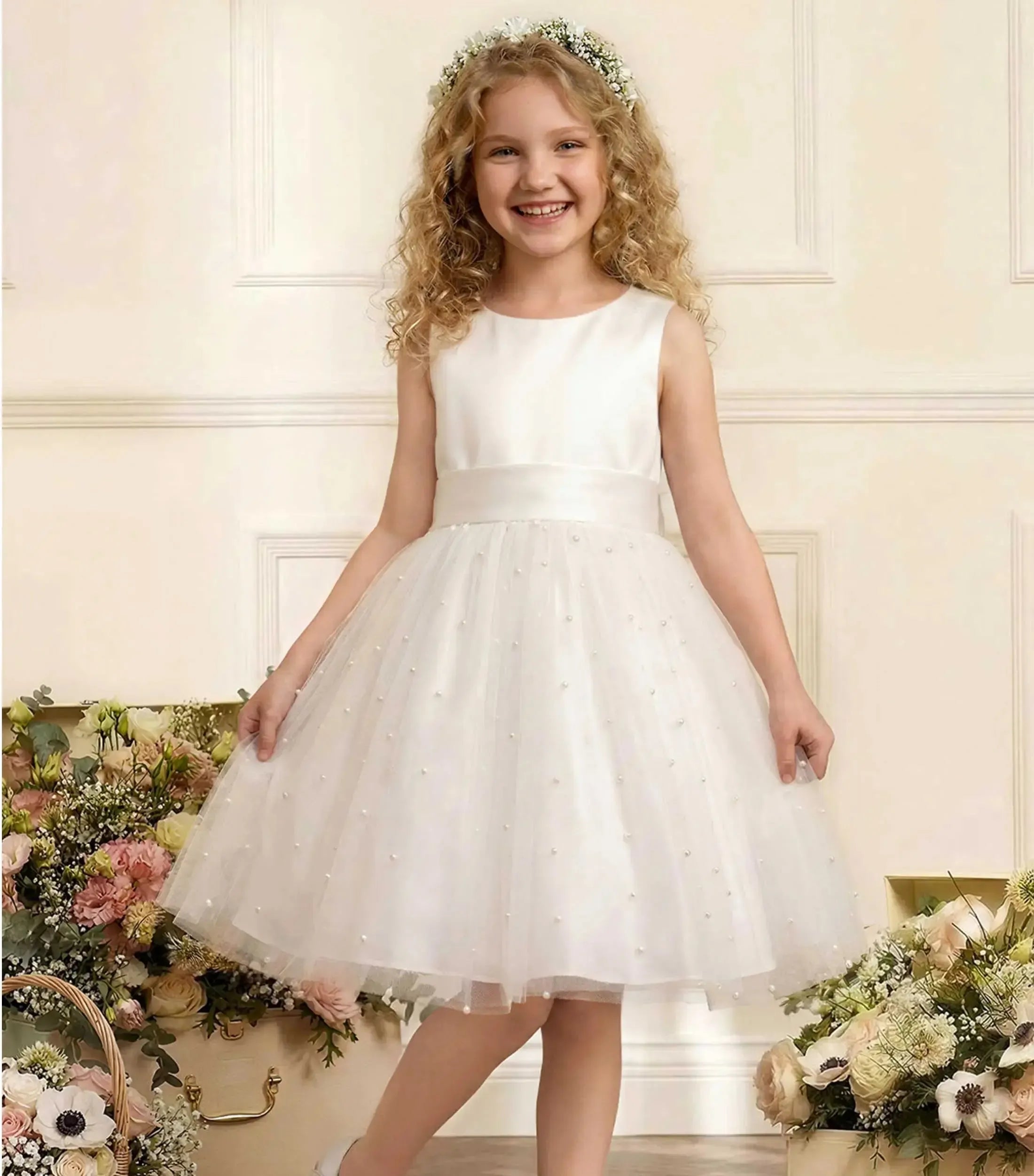 A Line Illusion Neck Long Sleeves Sweep Train Matte Satin Wedding Dresses With Lace Swd13100