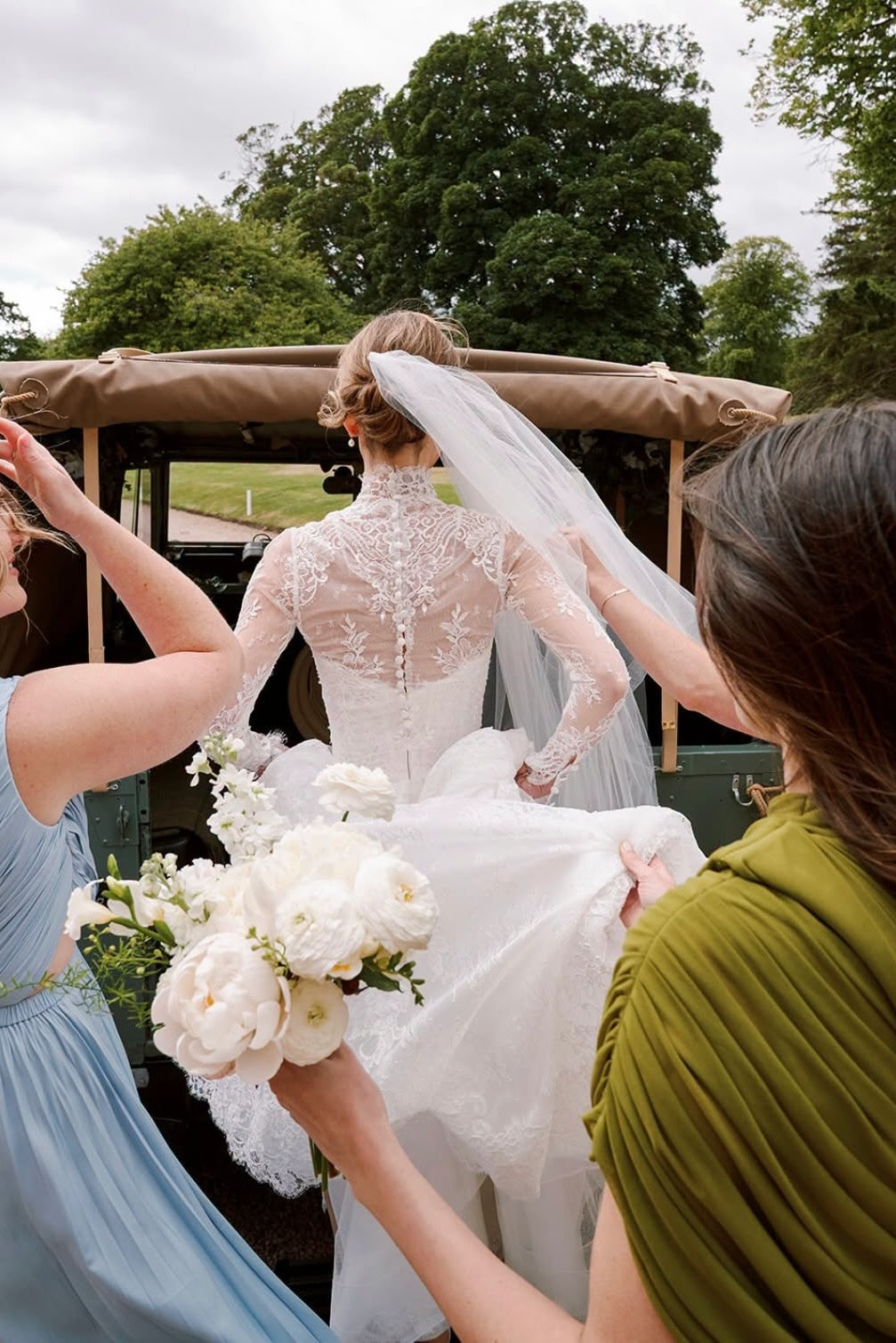 Tulle A-Line Wedding Dress with Detachable Lace Topper and Sweetheart Neckline