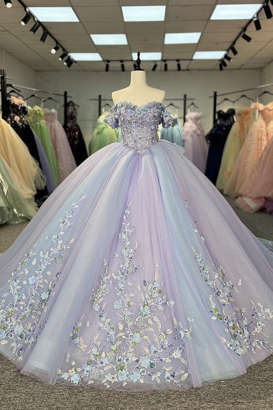 Blue Purple Quinceanera Dress Sweet 15 Evening Dress Sleeveless Ball Gown Dress