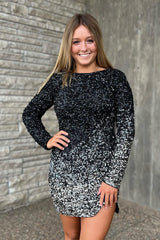 Sparkly Black Bateau Open Back Tight Short Homecoming Dress