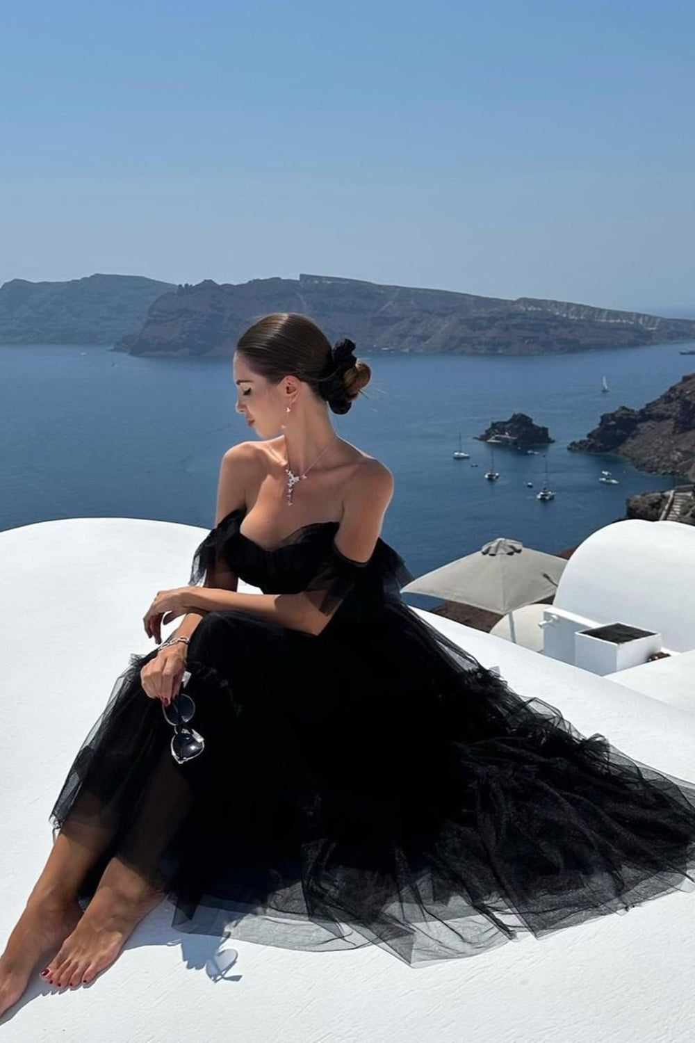 Black Homecoming Dress A-Line Corset Ruffled Tulle Cocktail Party Dresses