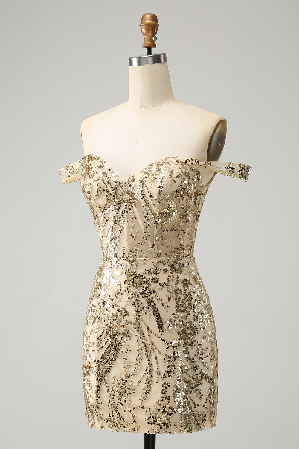 Black Homecoming Dress Corset Tight Short Cocktail Dresses With Sequin