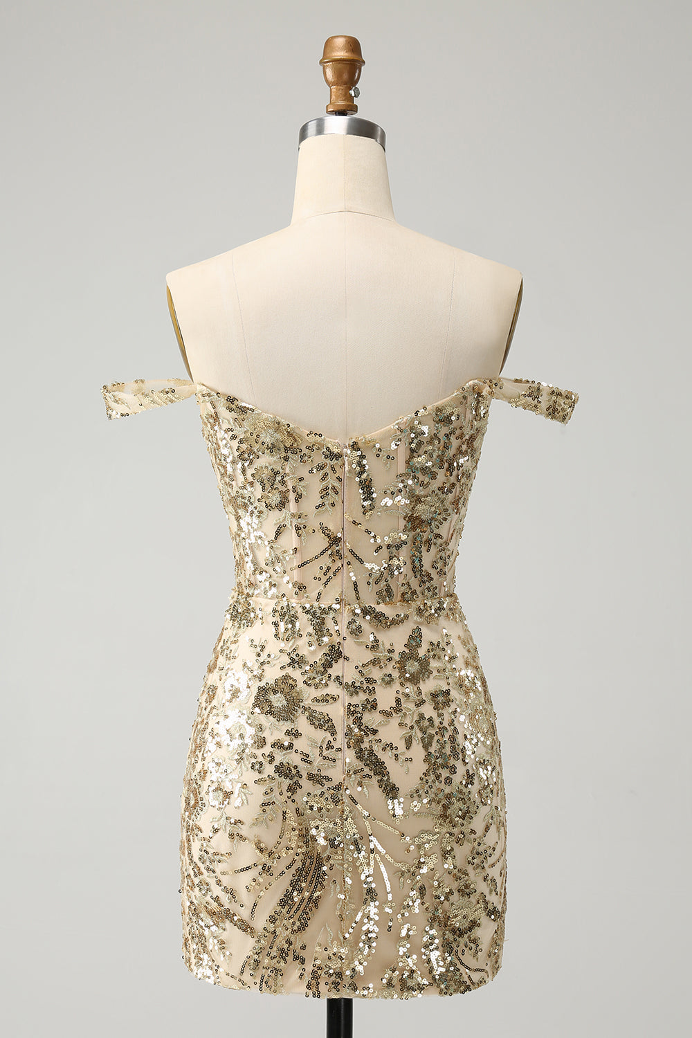 Black Homecoming Dress Corset Tight Short Cocktail Dresses With Sequin