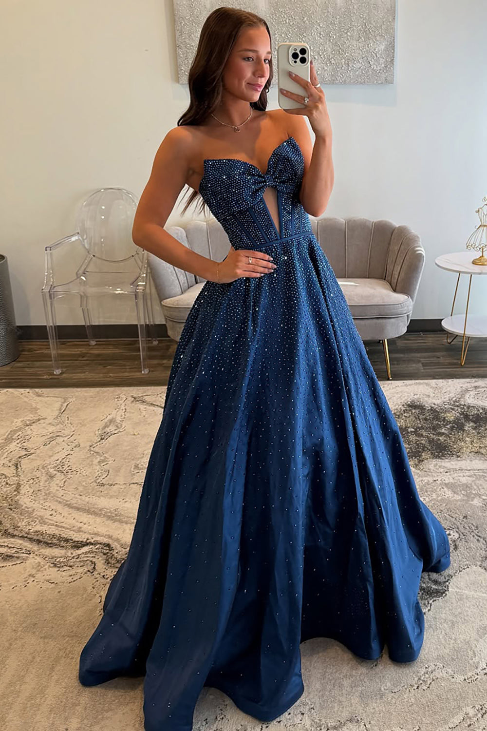 Black Prom Dress Sweetheart A Line Formal Dress With Beadings