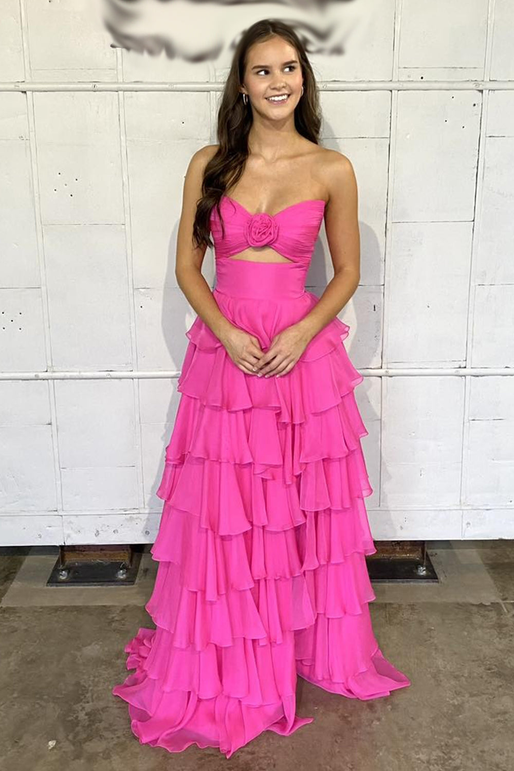 Black Prom Dress White Prom Dress Sweetheart Ruffled Long Formal Dress With Slit