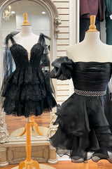 Blue Homecoming Dress Sequin A Line Short Prom Dress