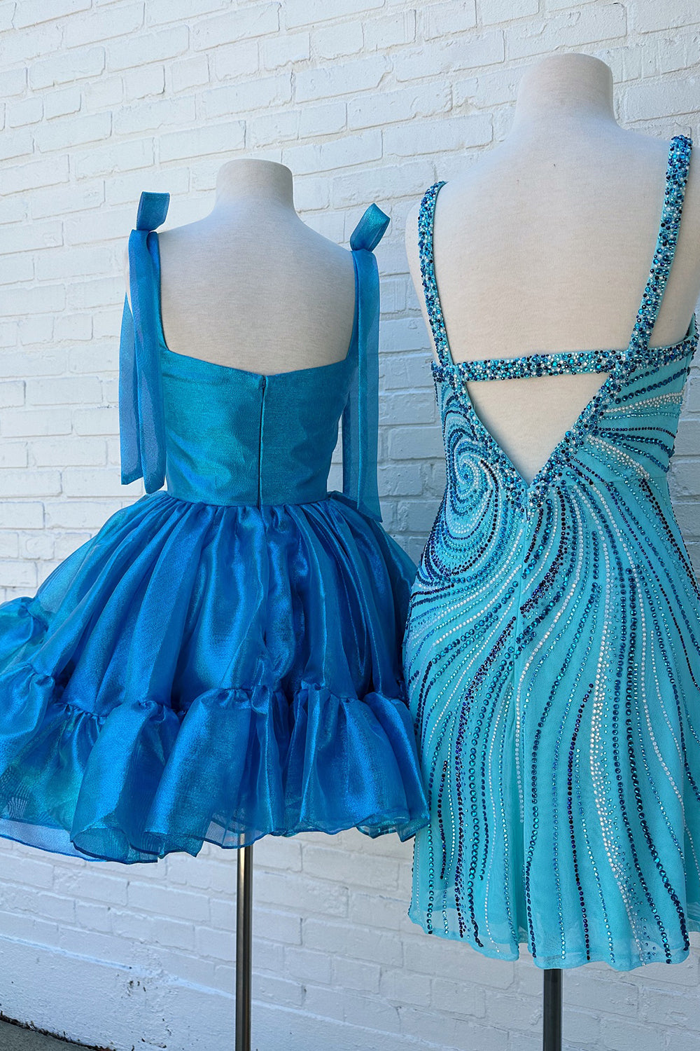 Cute Pink Homecoming Dress A-Line Short Cocktail Dresses with Bow
