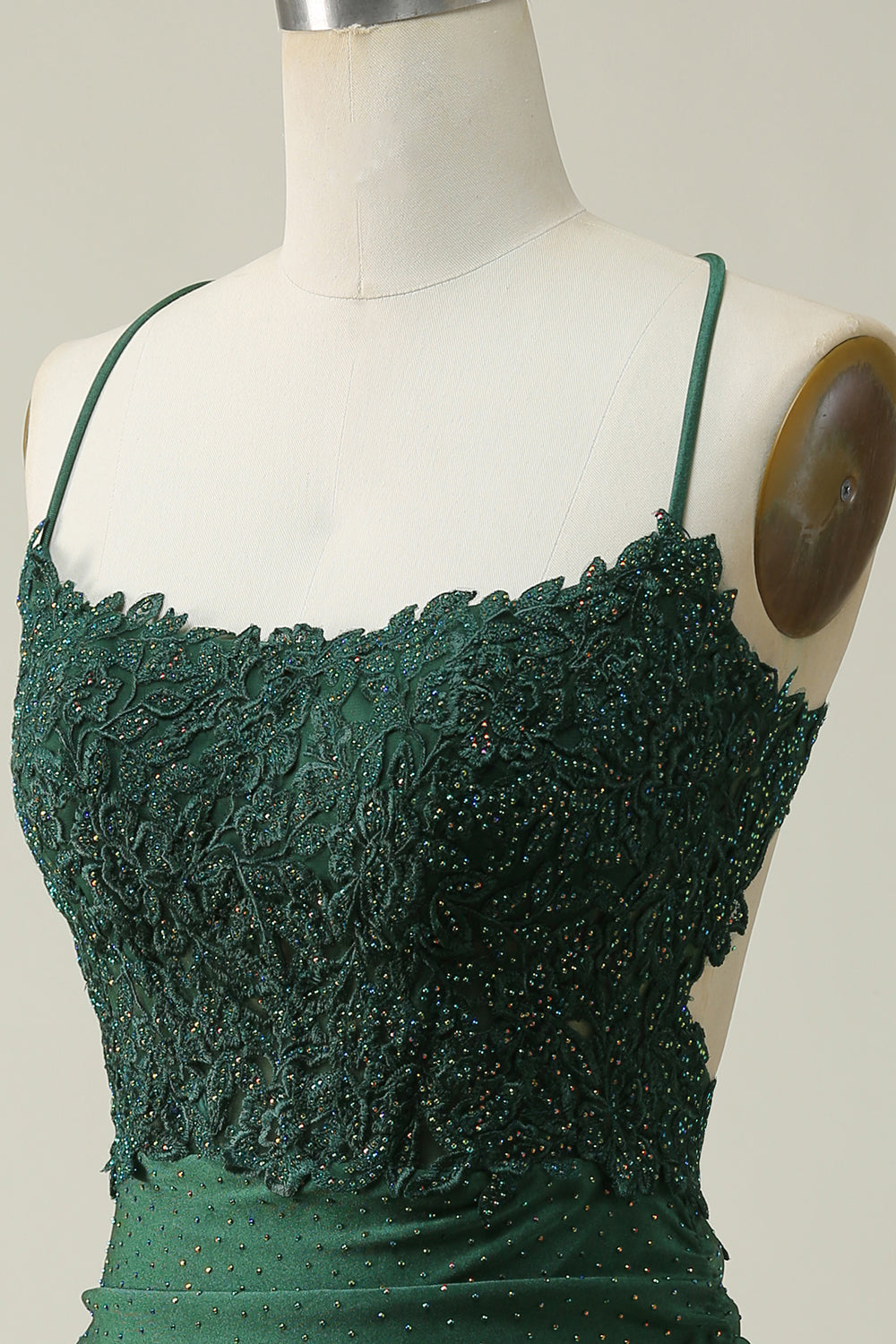 Dark Green Homecoming Dress Beaded Short Tight Cocktail Party Dresses with Appliques