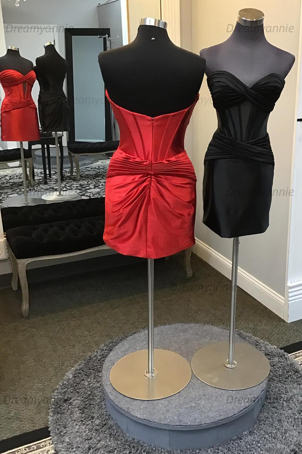 Dark Green Homecoming Dress Sweetheart Corset Tight Short Cocktail Dresses