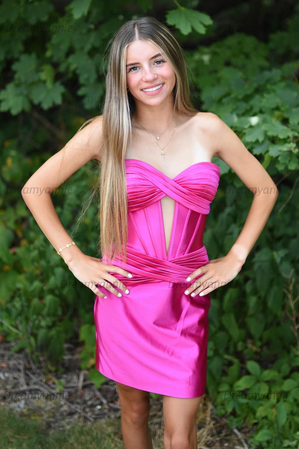 Dark Green Homecoming Dress Sweetheart Corset Tight Short Cocktail Dresses