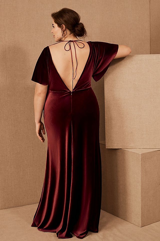 Dark Green Velvet Dress V Neck Sheath/Column Formal Evening Dress